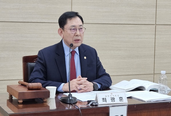 최광훈 집행부 마지막 이사회…"이사님들 노고에 감사"