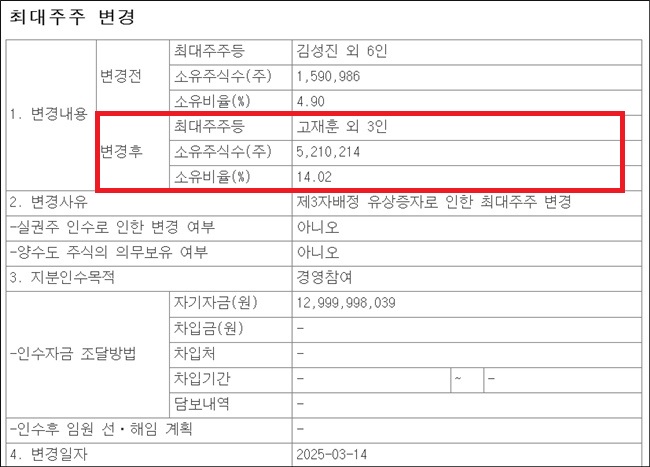 테라젠이텍스 2세 경영 본격화…지배력 강화 효과
