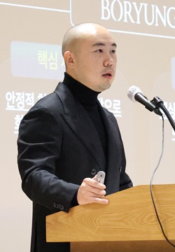 '주총 40분 브리핑'...김정균 보령 대표 "우주사업이 미래"
