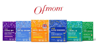 디엑스앤브이엑스 '오브맘' 건기식, 다이소 진출 