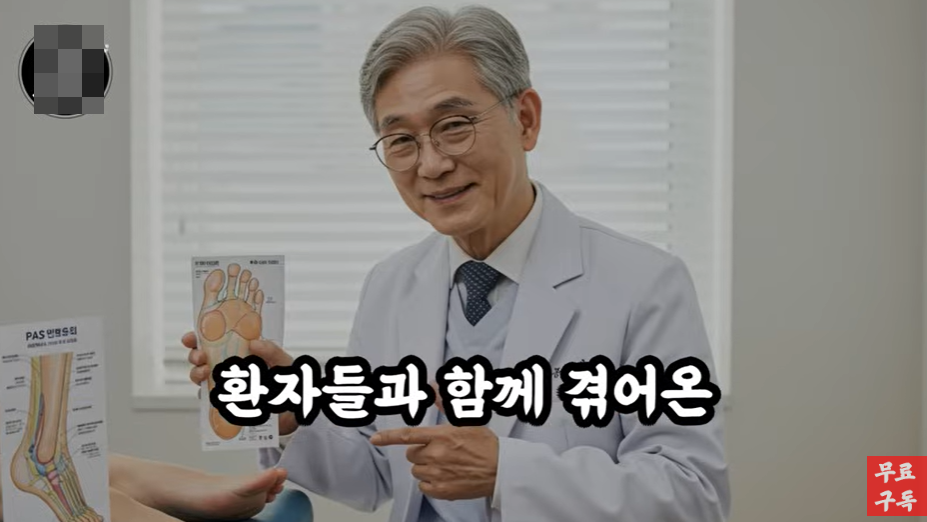 의사로 둔갑한 AI영상...결국은 발바닥 파스 홍보