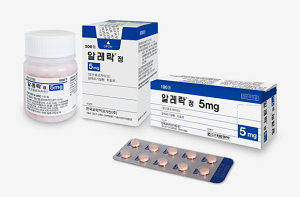 올해 급여재평가 대상 알레락정, 한국시장 철수