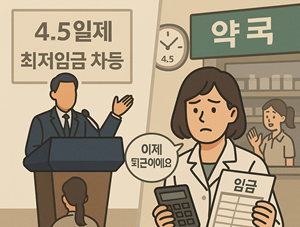 '4.5일제·최저임금 차등'....달라질 노동정책 약국 영향은? 