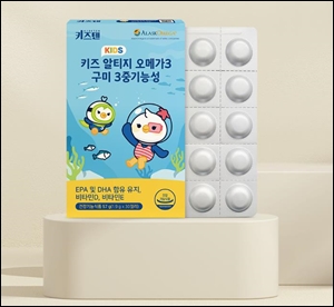 알피바이오, '키즈 알티지 오메가3 구미' 인기행진