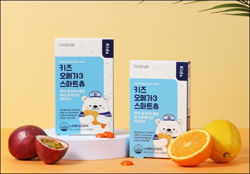 헥토헬스케어, '김석진LAB 키즈 오메가3 스마트츄' 출시