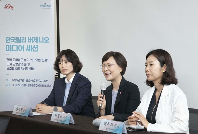 "예후 나쁜 조기 유방암 고위험군…수술 후 보조요법 필요해"