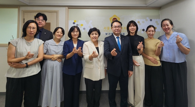 서울시약, 시의회 보건복지위원장과 돌봄통합법 조례 논의 