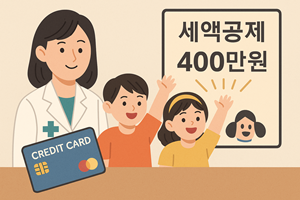 근무약사, 자녀 있다면 신용카드 공제액 최대 400만원