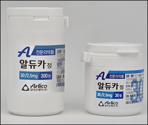 ﻿알리코제약 '알듀카정' 출시...650억 시장 정조준
