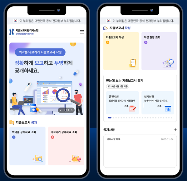 심평원, 의약품·의료기기 '지출보고서 관리시스템' 오픈